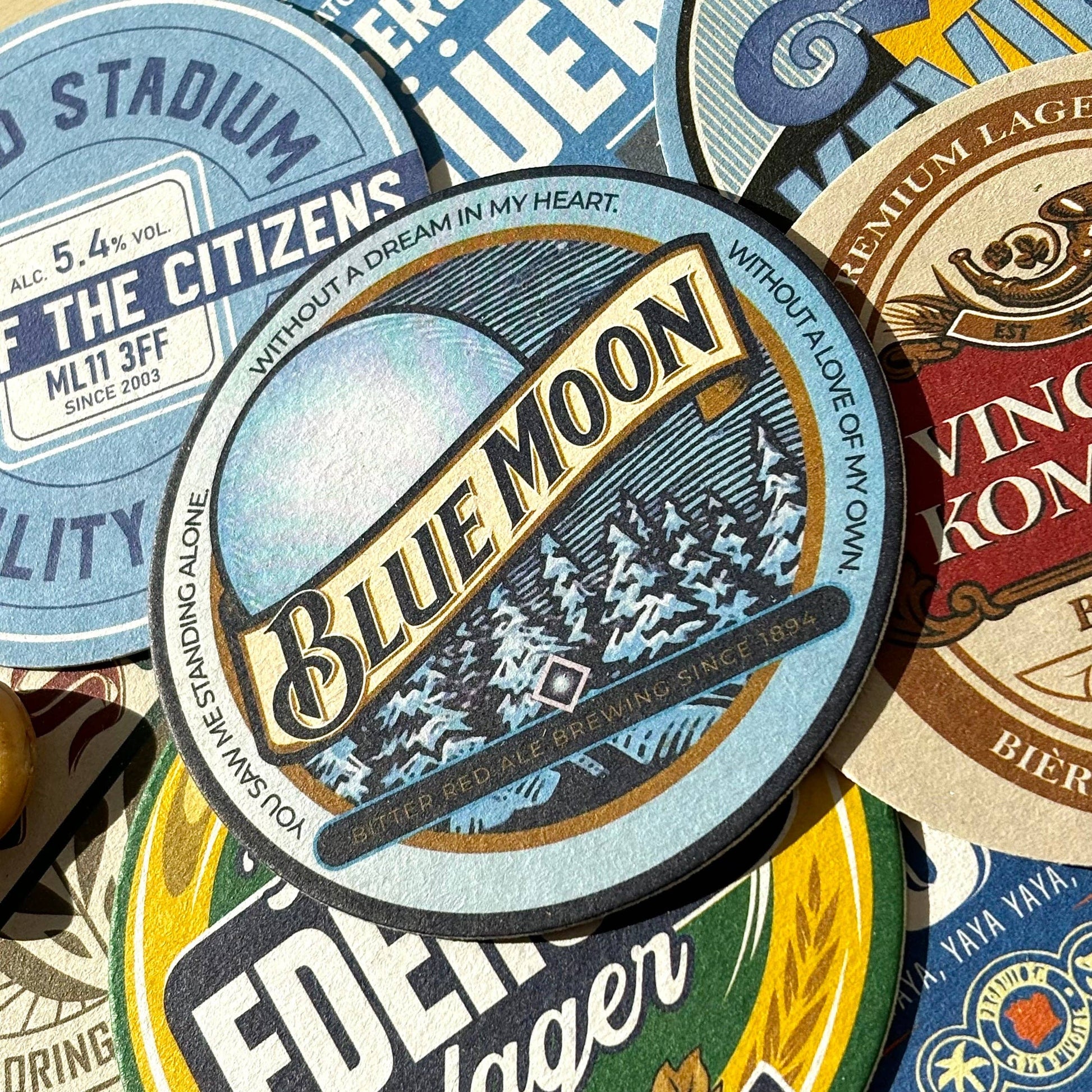 Manchester City Beer Mats (8-Pack)