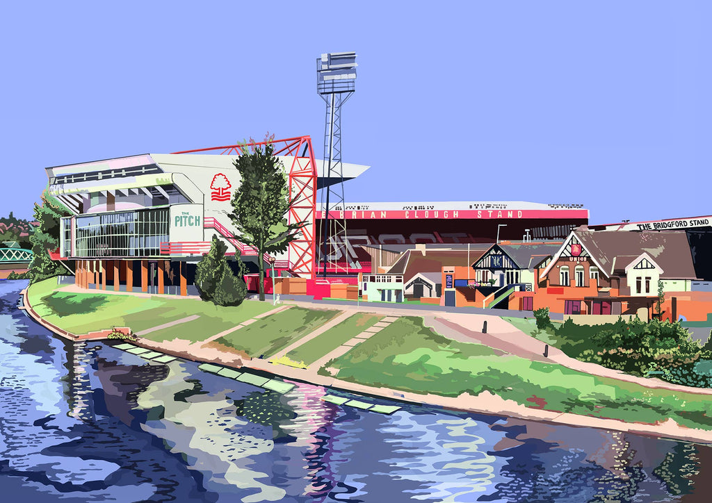 The City Ground Art Print