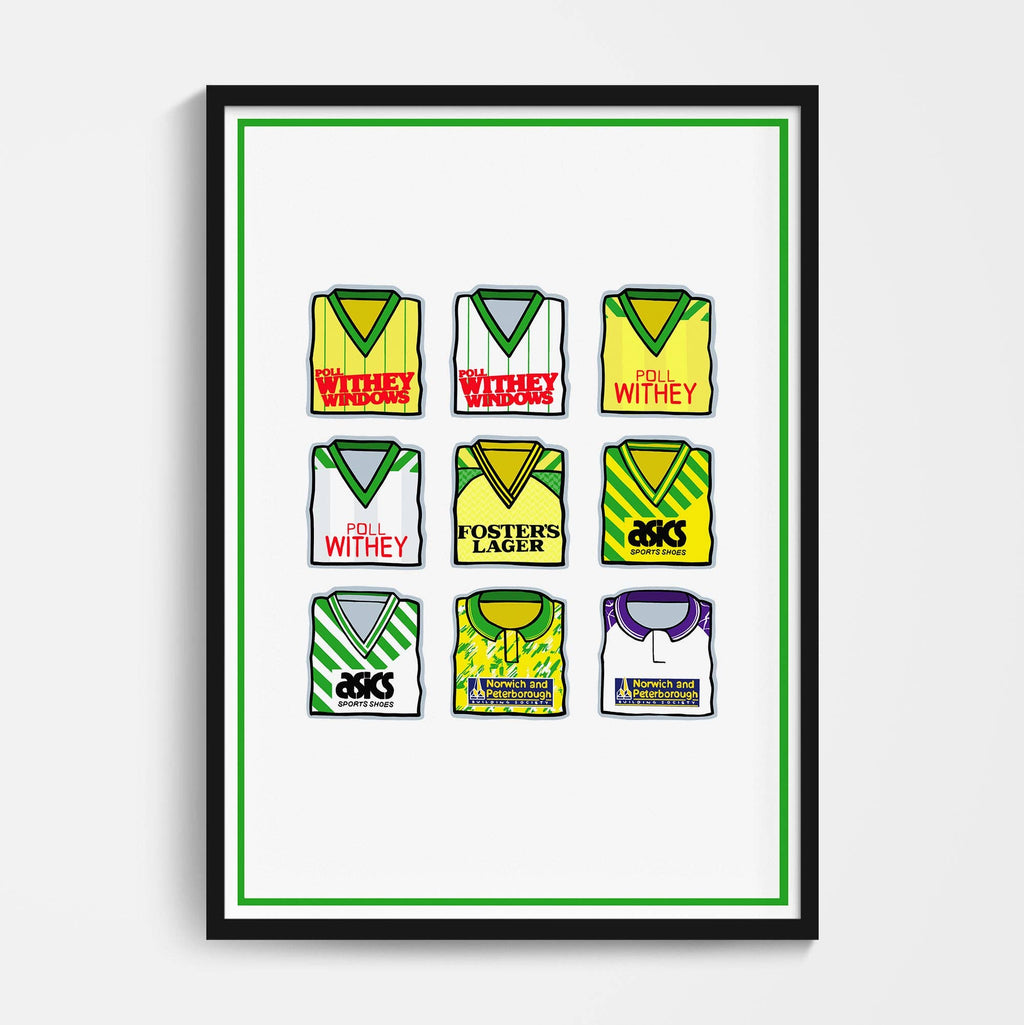 Norwich City Shirts Through the Years