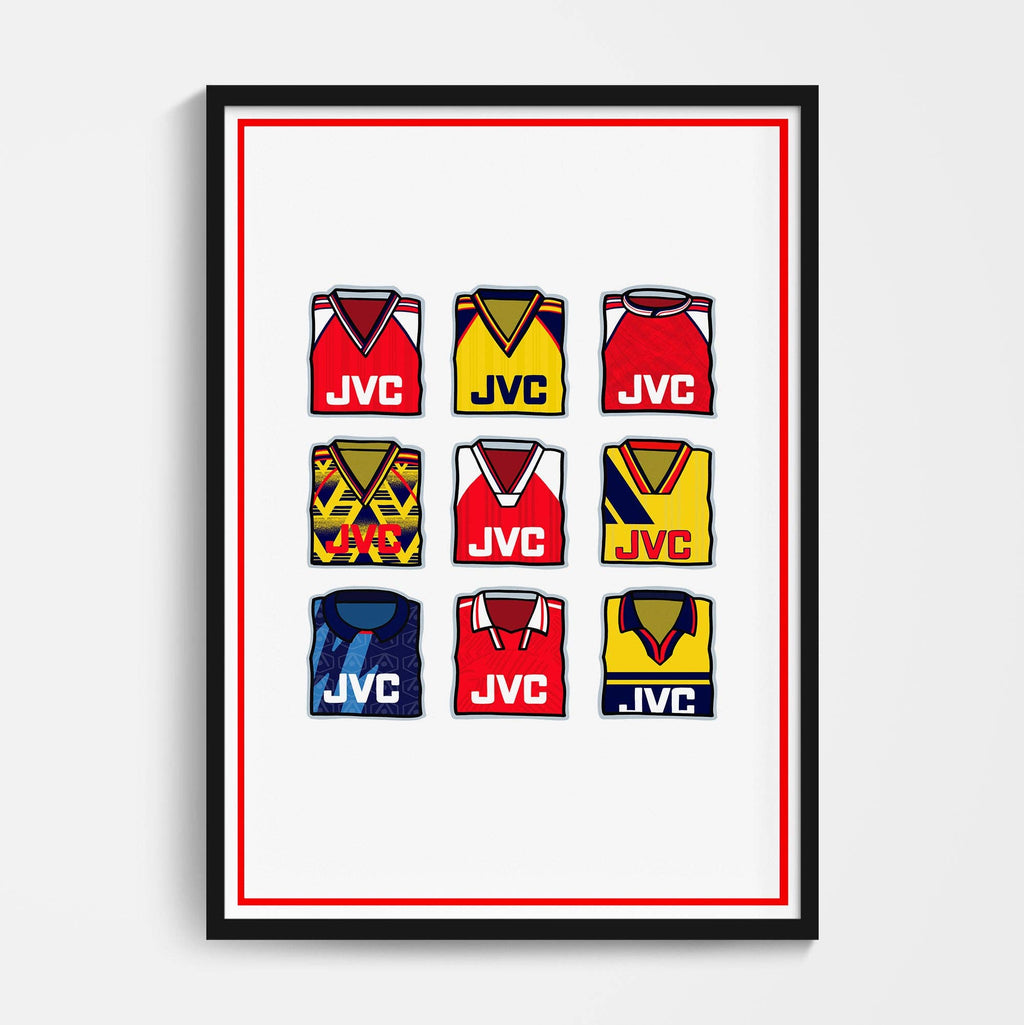 Arsenal Shirts Through the Years