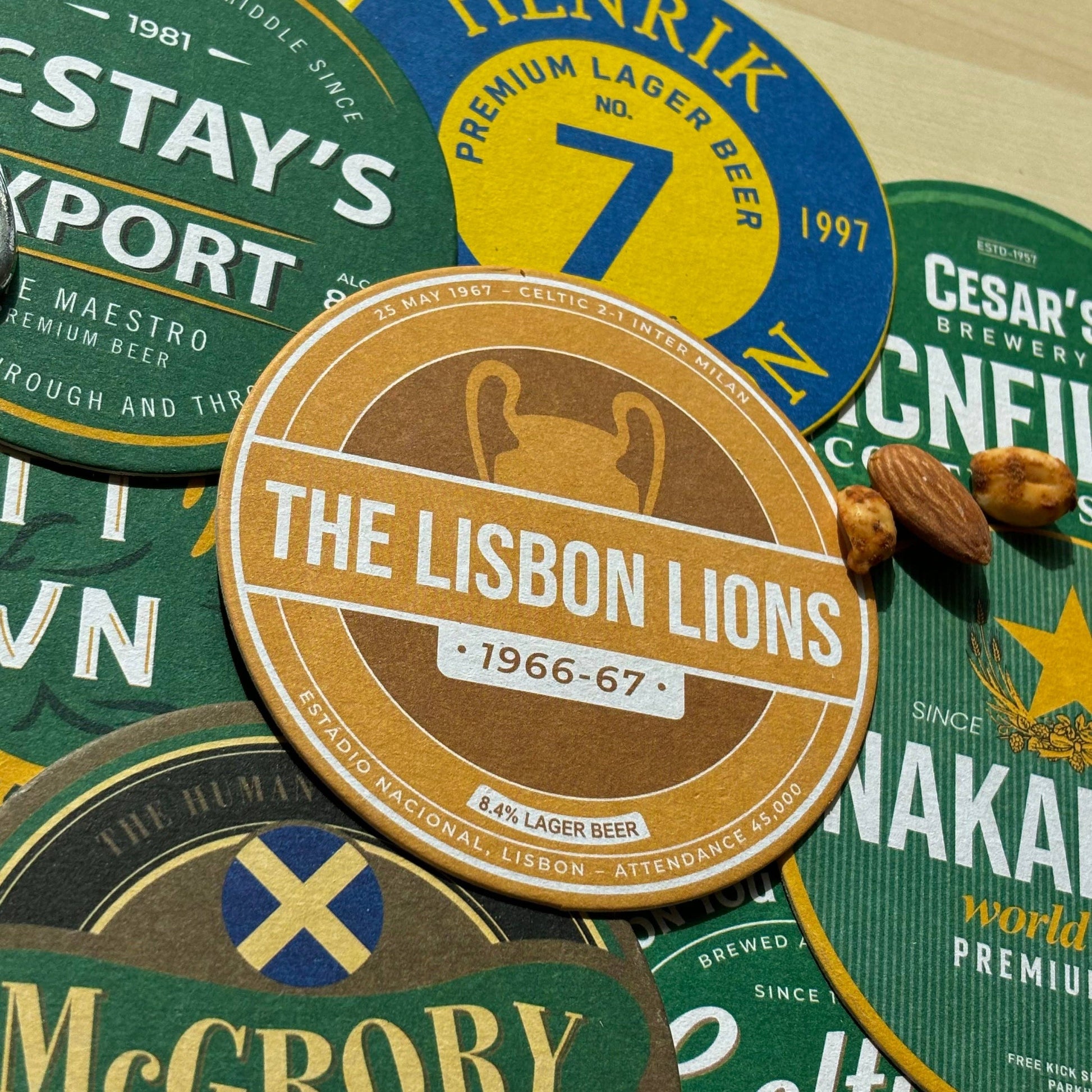 Celtic Beer Mats (8-Pack)