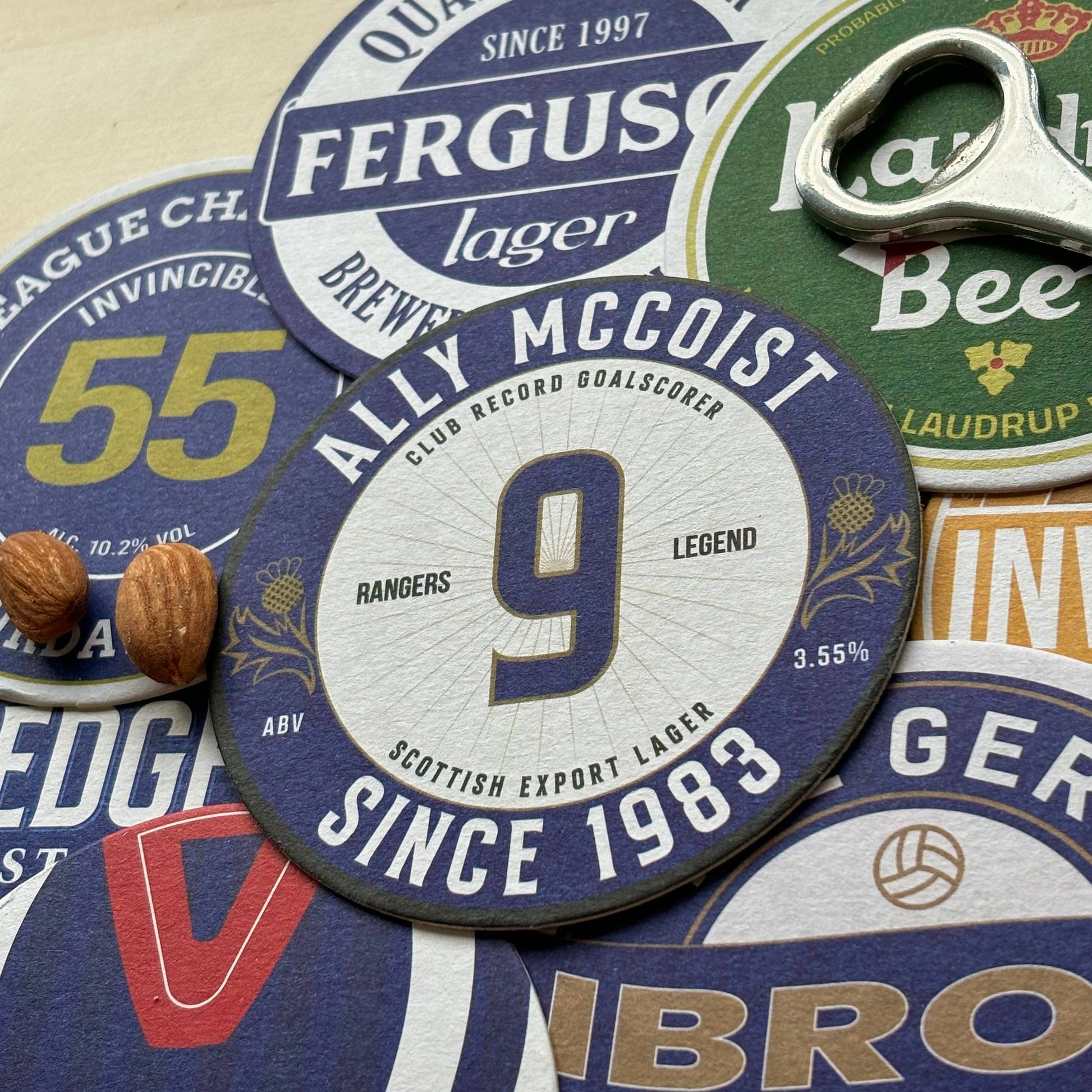 Rangers Beer Mats (8-Pack)