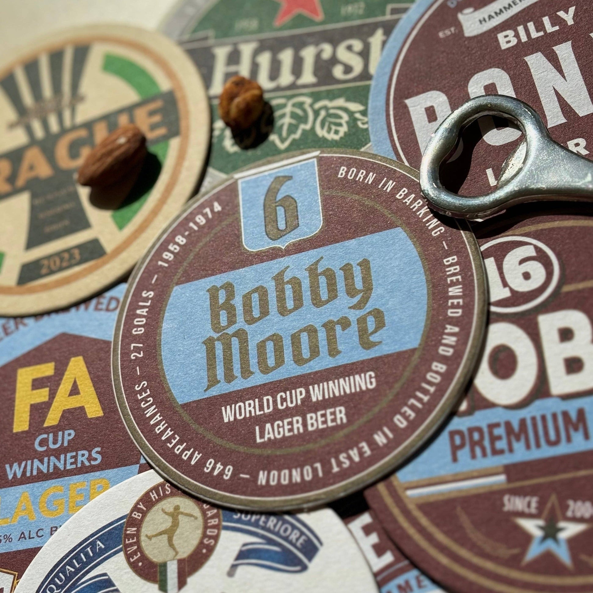 West Ham United Beer Mats (8-Pack)