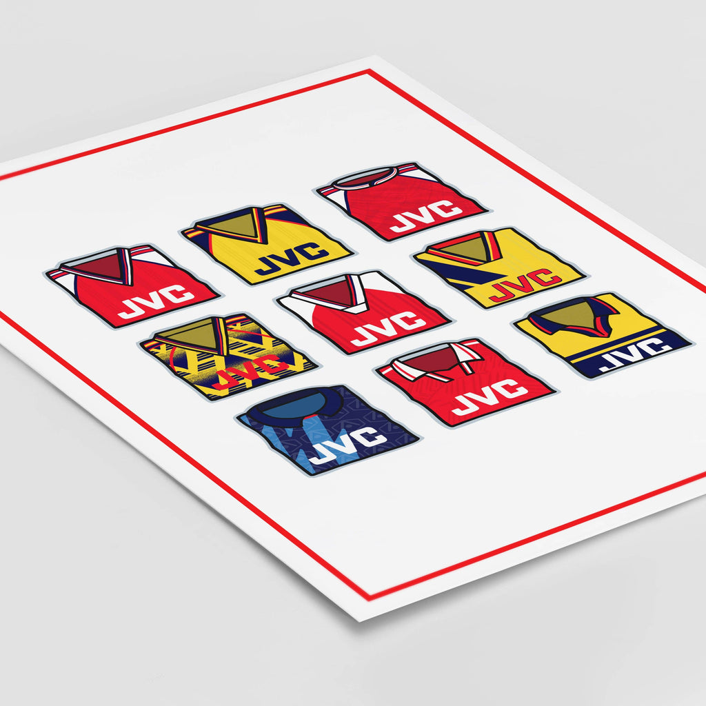 Arsenal Shirts Through the Years