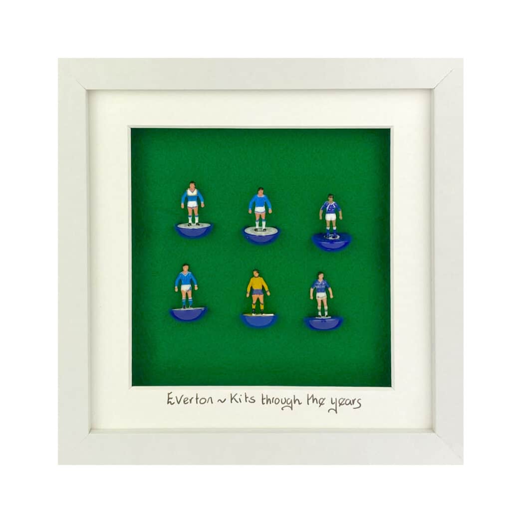 Everton - Kits Through the Years | Unique Football Gifts