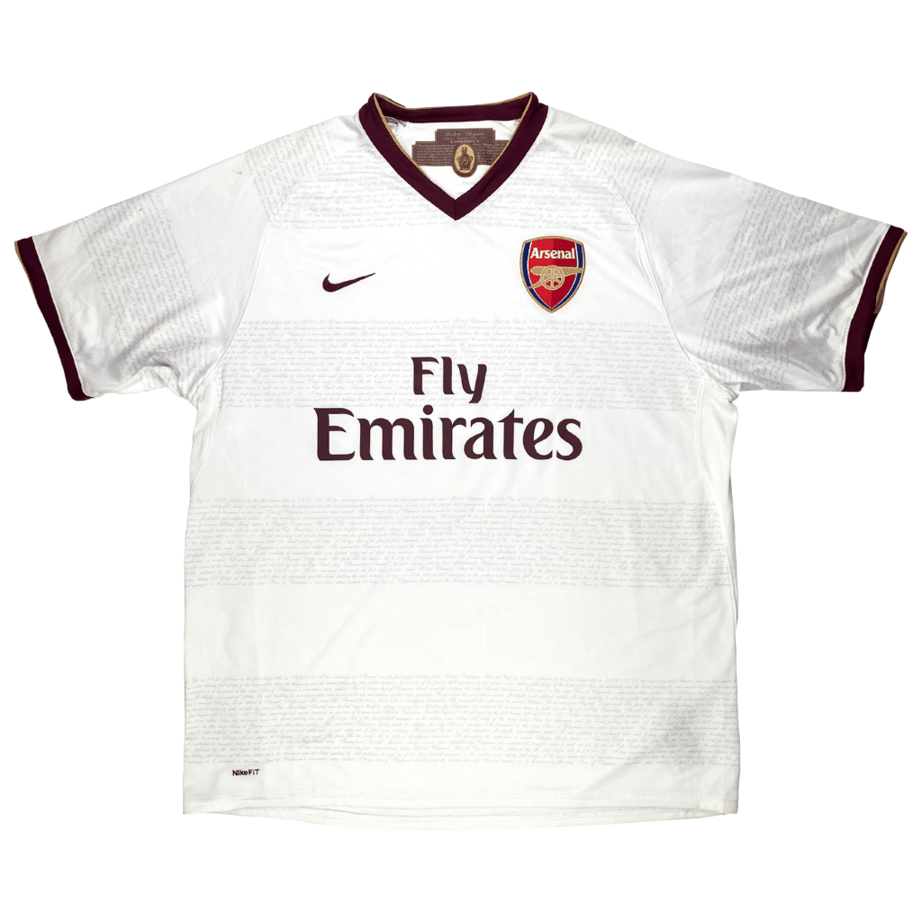 Arsenal Away Shirt (2007-08) | Classic Arsenal Football Shirts