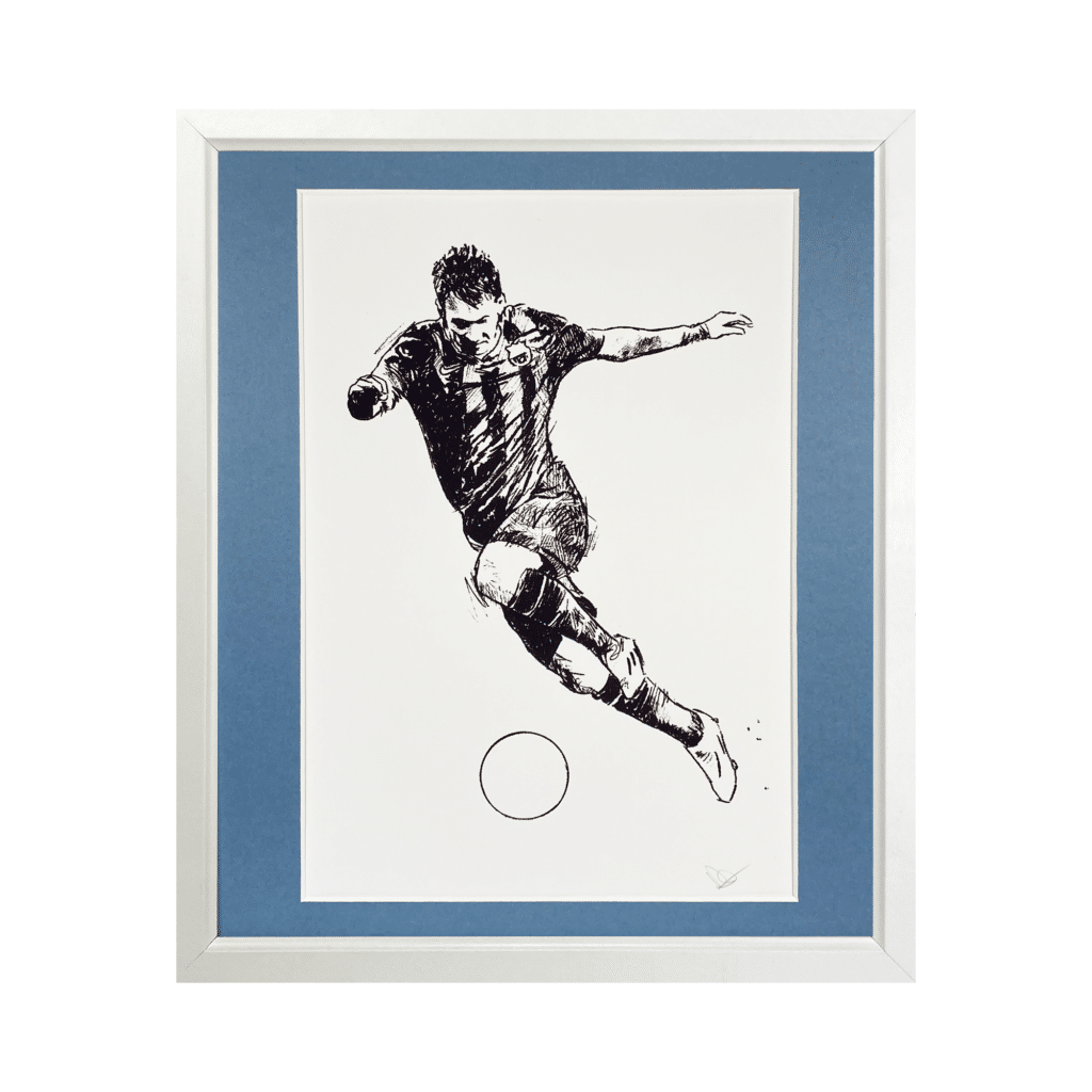 Lionel Messi Illustrated Print | Gifts for Football Fans