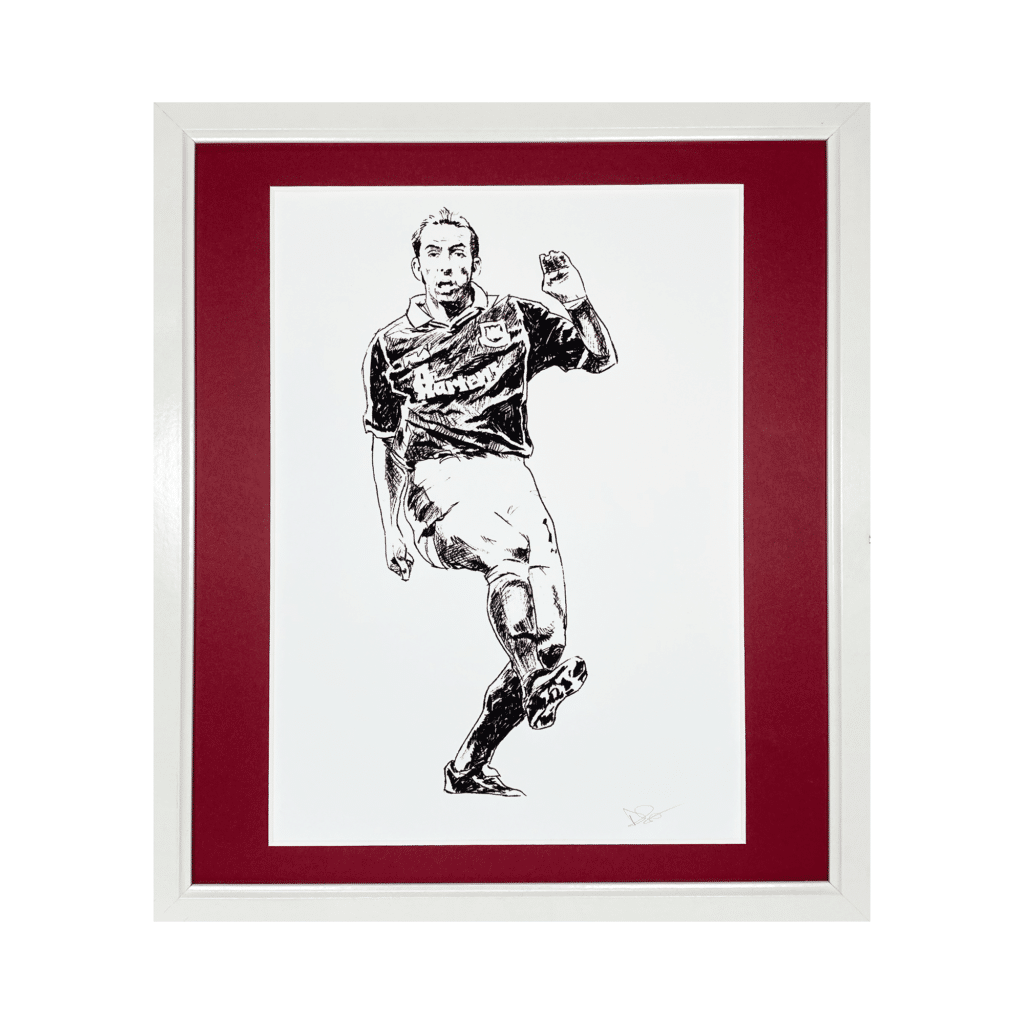 Paolo Di Canio Illustrated Print | West Ham Gift Ideas