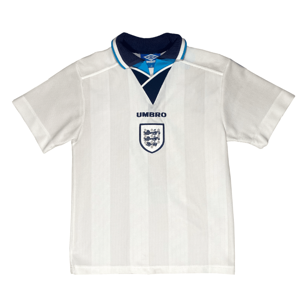 England Home Shirt (1996) - Beckham 7 | Kids' Football Shirts