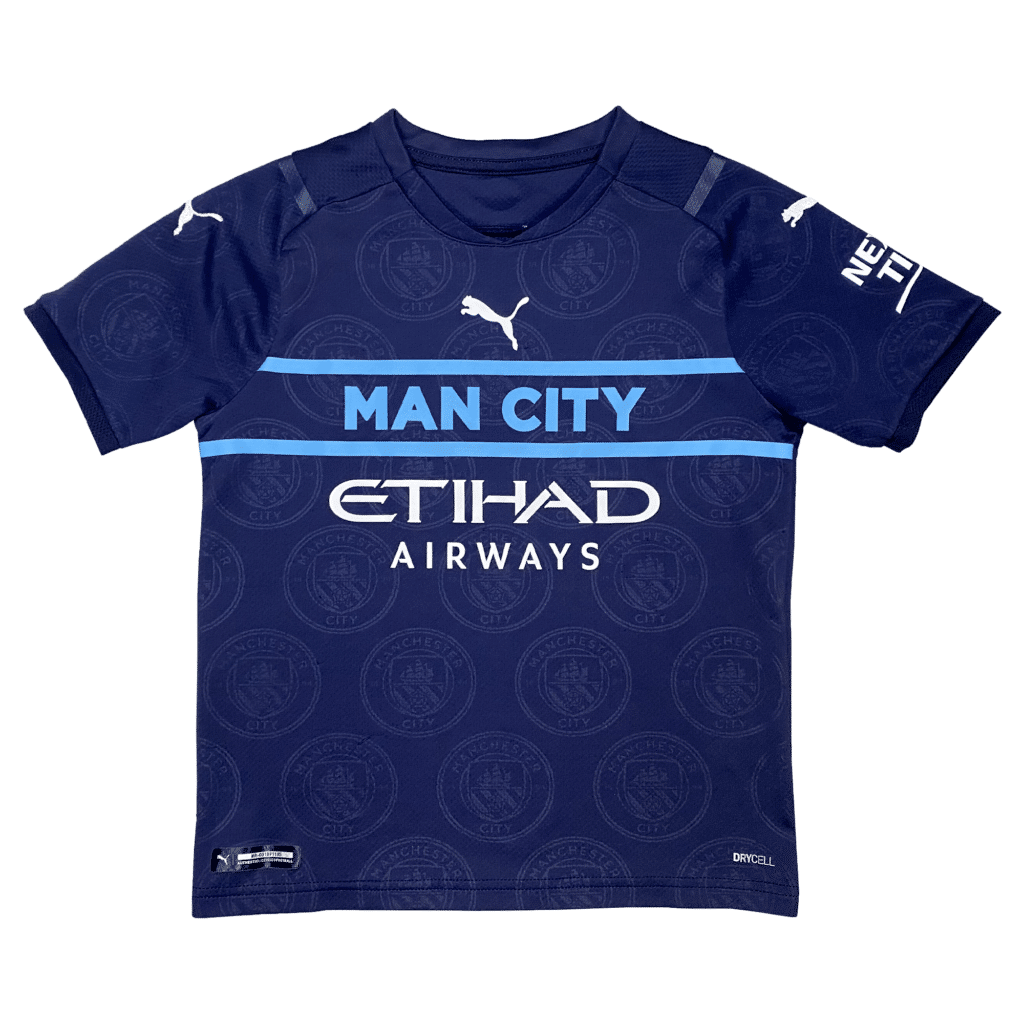 Manchester City Third Shirt (2021-22) | Football Shirts for Kids