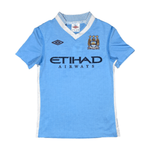 Manchester City Home Shirt (2011-12) | Football Shirts for Kids