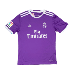 Real Madrid Away Shirt (2016-17) | Football Shirts for Kids