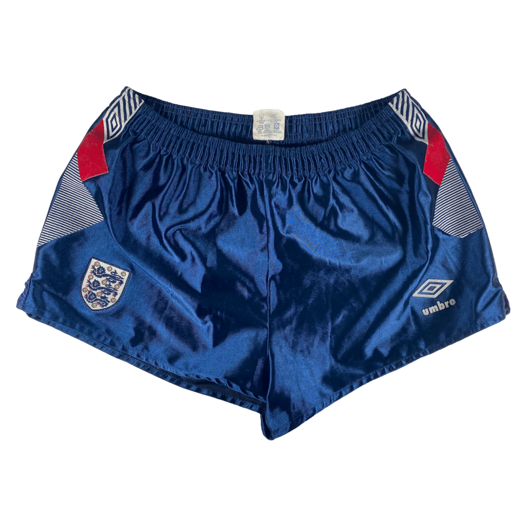 England Home Shorts (1990) | Vintage Football Shorts