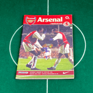 Arsenal vs Middlesbrough 2004 | Invincibles Season Programmes