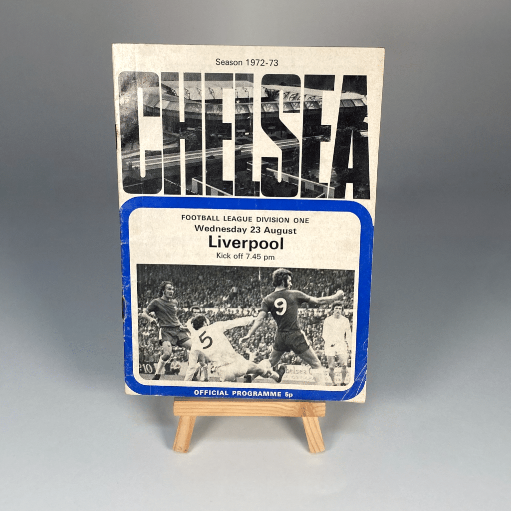 Chelsea vs Liverpool 1972 | Vintage Football Programmes