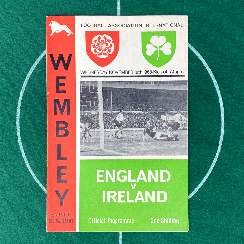 England vs Northern Ireland Programme 1965 | England Football Programmes