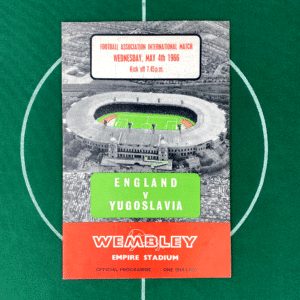 England vs Yugoslavia Programme 1966 | England Football Programmes