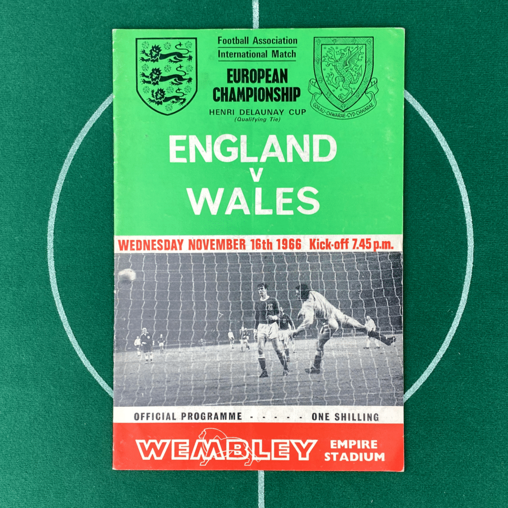 England vs Wales Programme 1966 | England Football Programmes