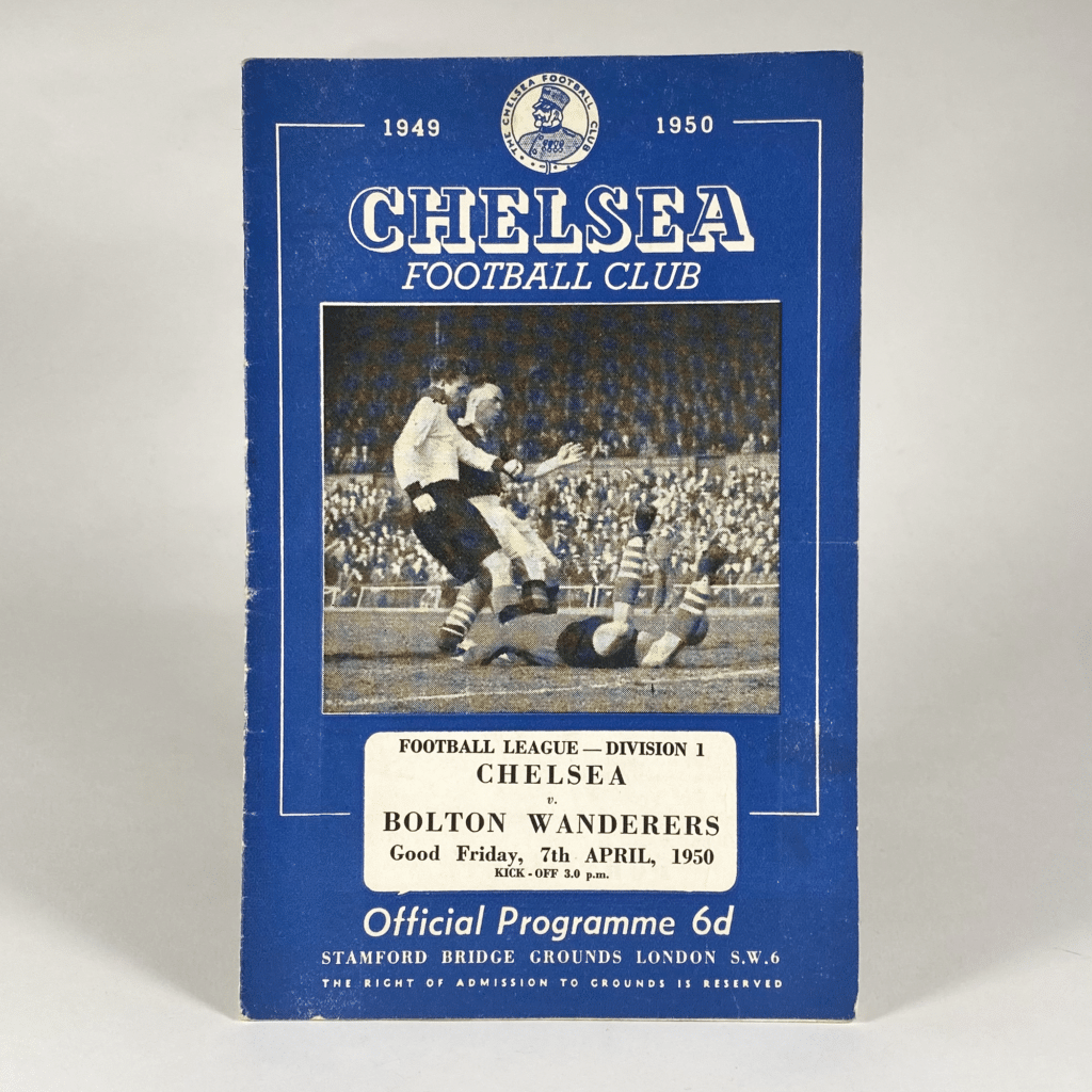 Chelsea vs Bolton Wanderers 1950 | Post-War Football Programmes