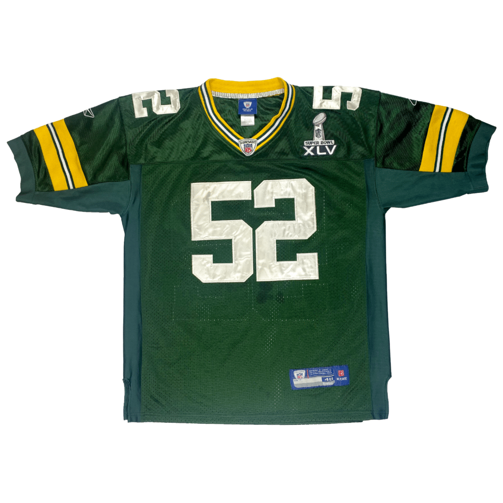 Green Bay Packers Jersey - Matthews 52 | Vintage NFL Clothing