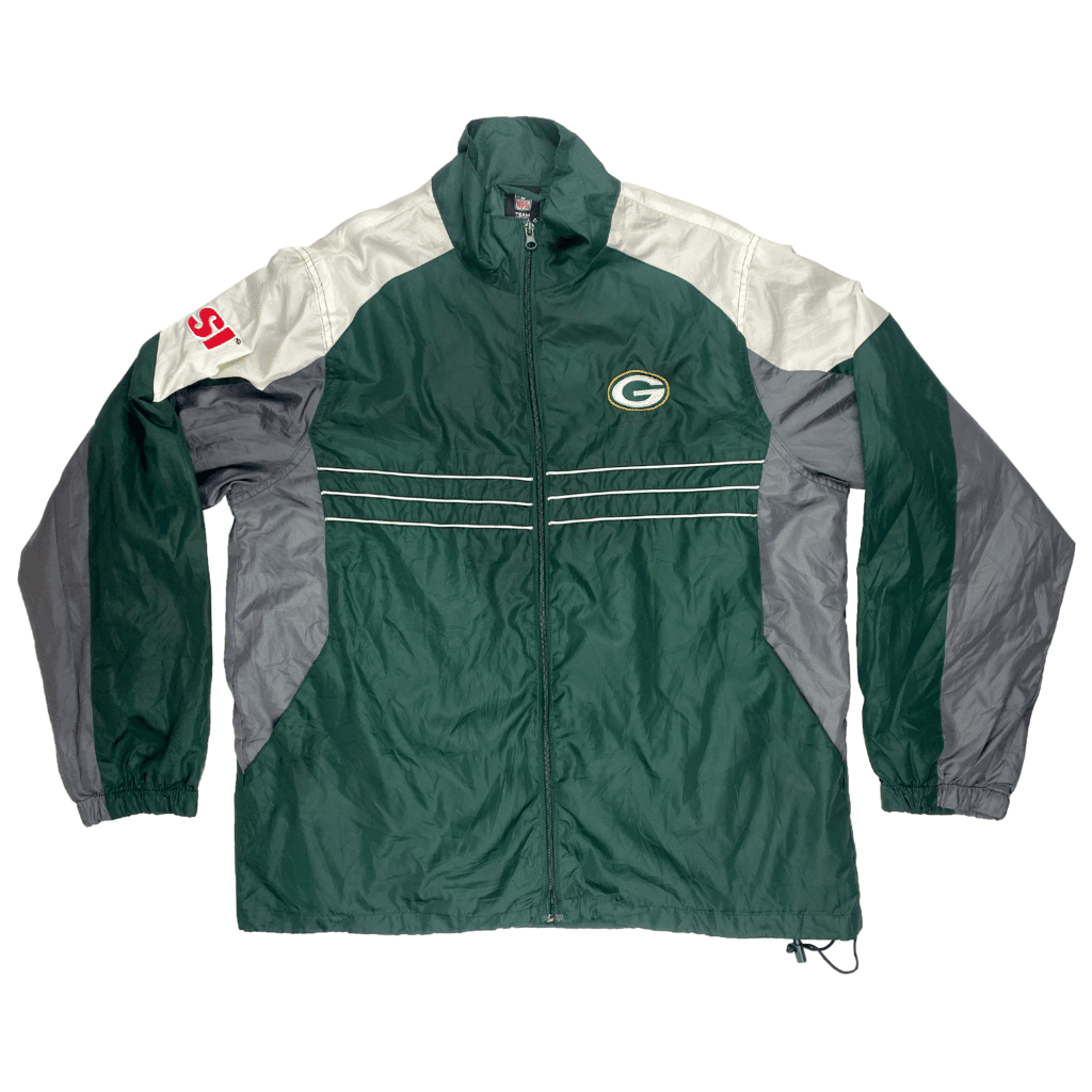 Green Bay Packers Windbreaker | Affordable Vintage Sportswear