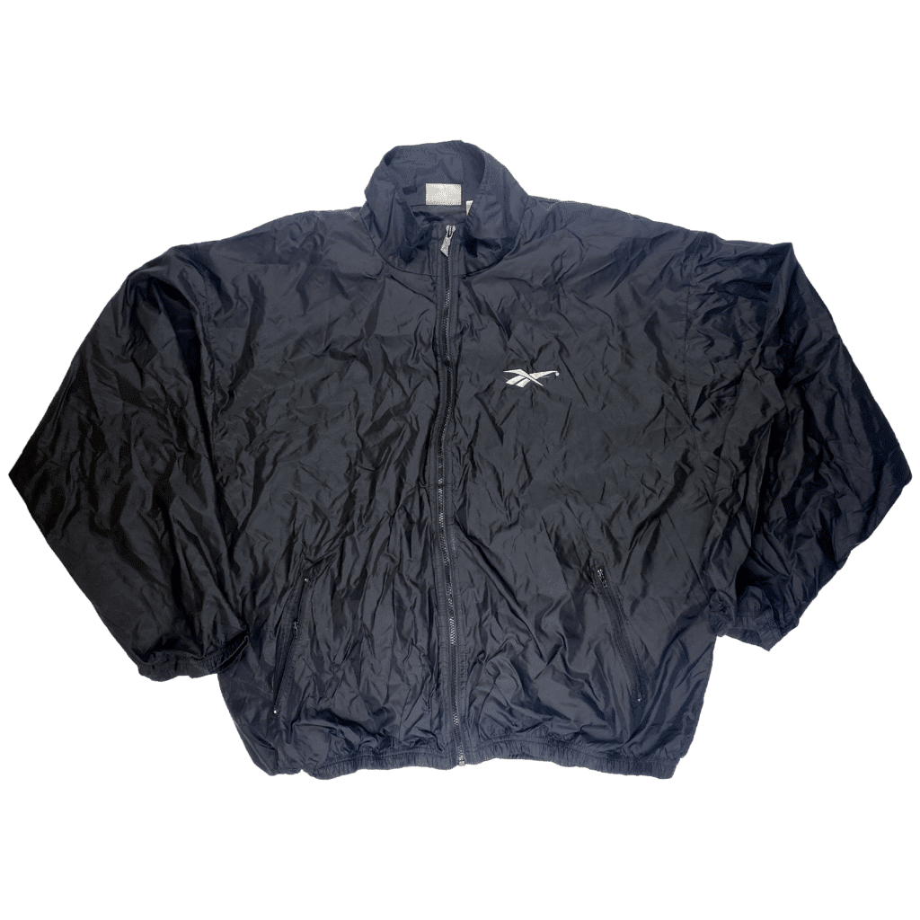 Black Reebok Lightweight Jacket | Affordable Vintage Jackets