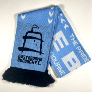 Blue Eastbourne Borough Scarf | Vintage Football Scarves