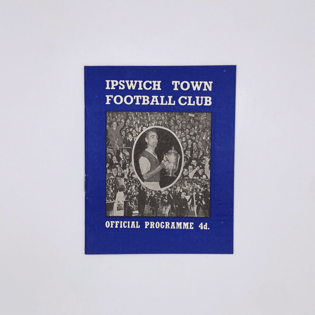 Ipswich Town vs Arsenal Programme 1962 | Football Programmes