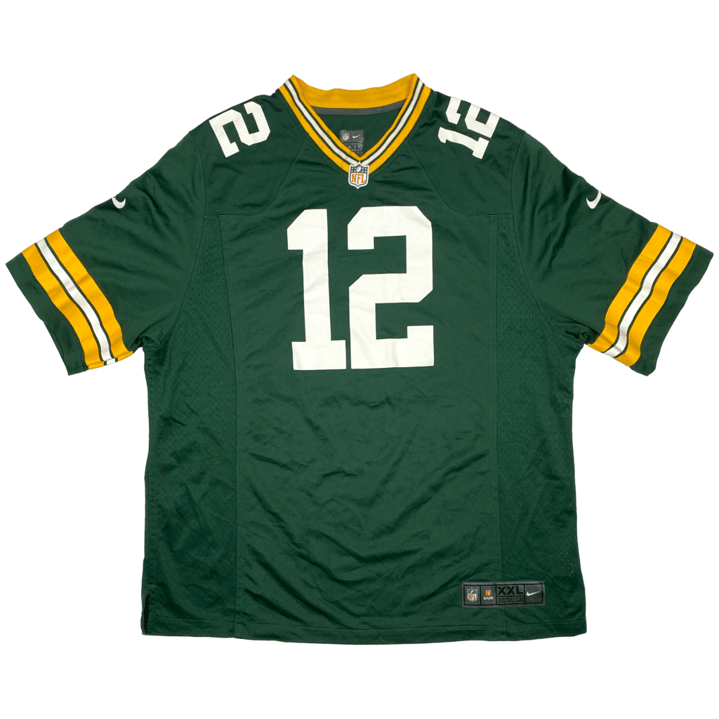 Green Bay Packers Jersey - Rodgers 12 | Vintage NFL Tops