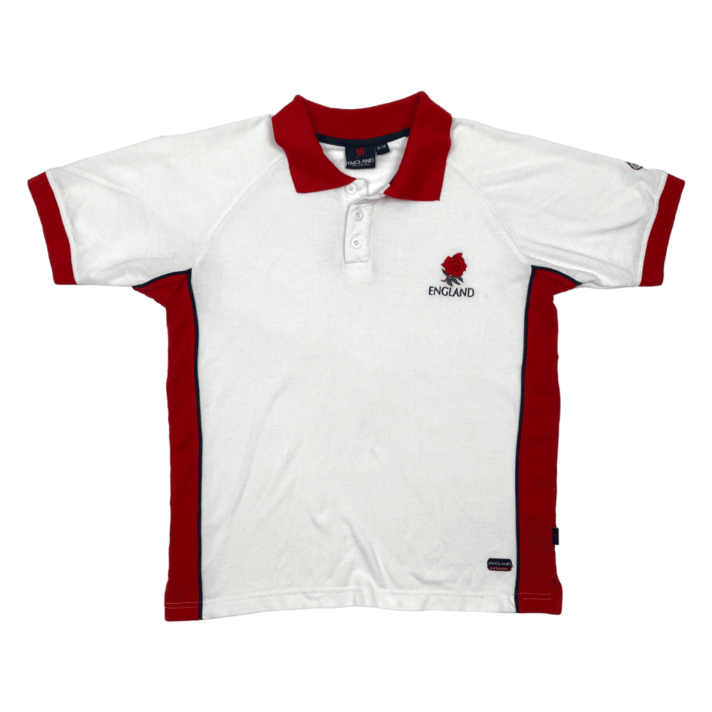 England Rugby Union Polo | Vintage Rugby Shirts for Kids