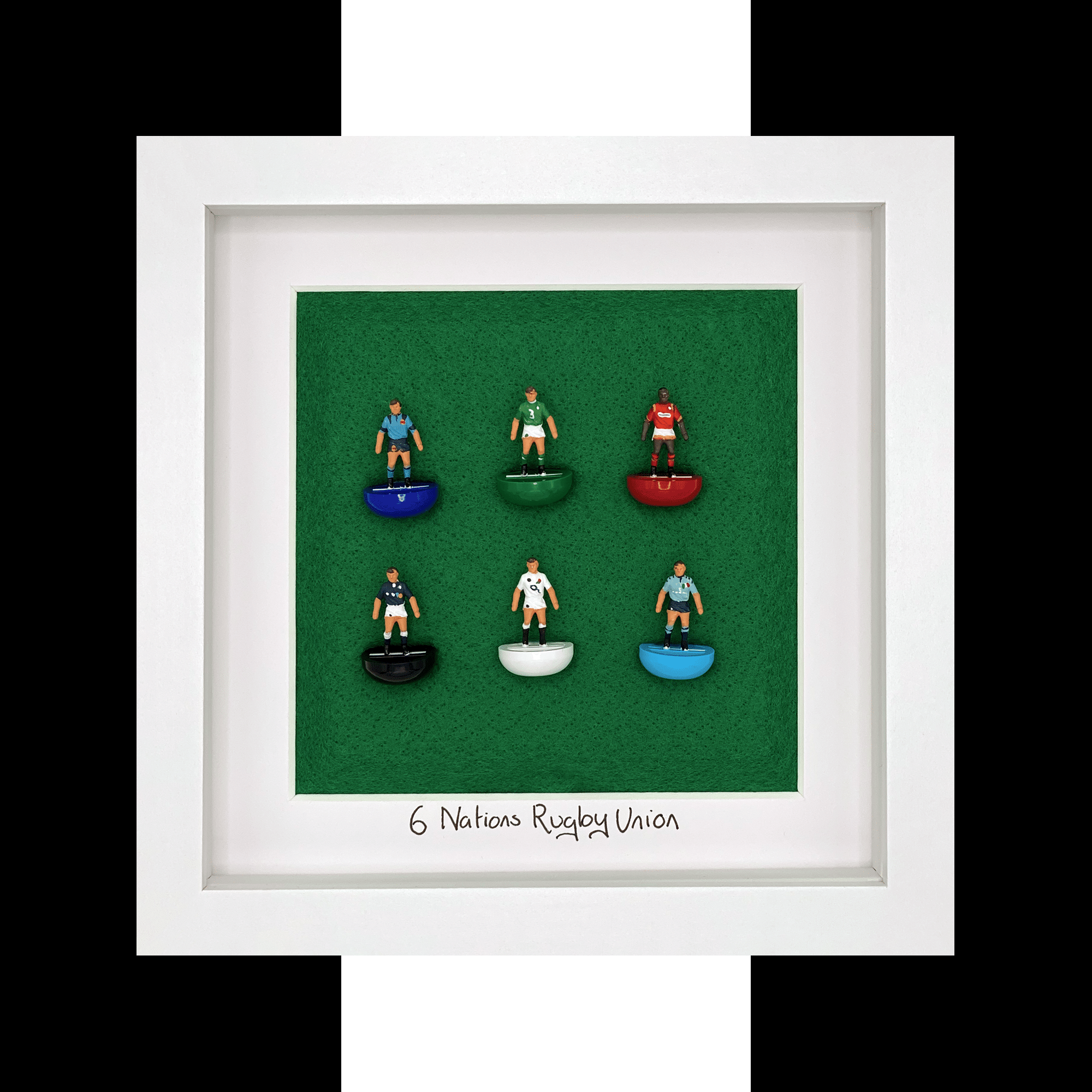 Six Nations Framed Subbuteo | Unique Rugby Gifts