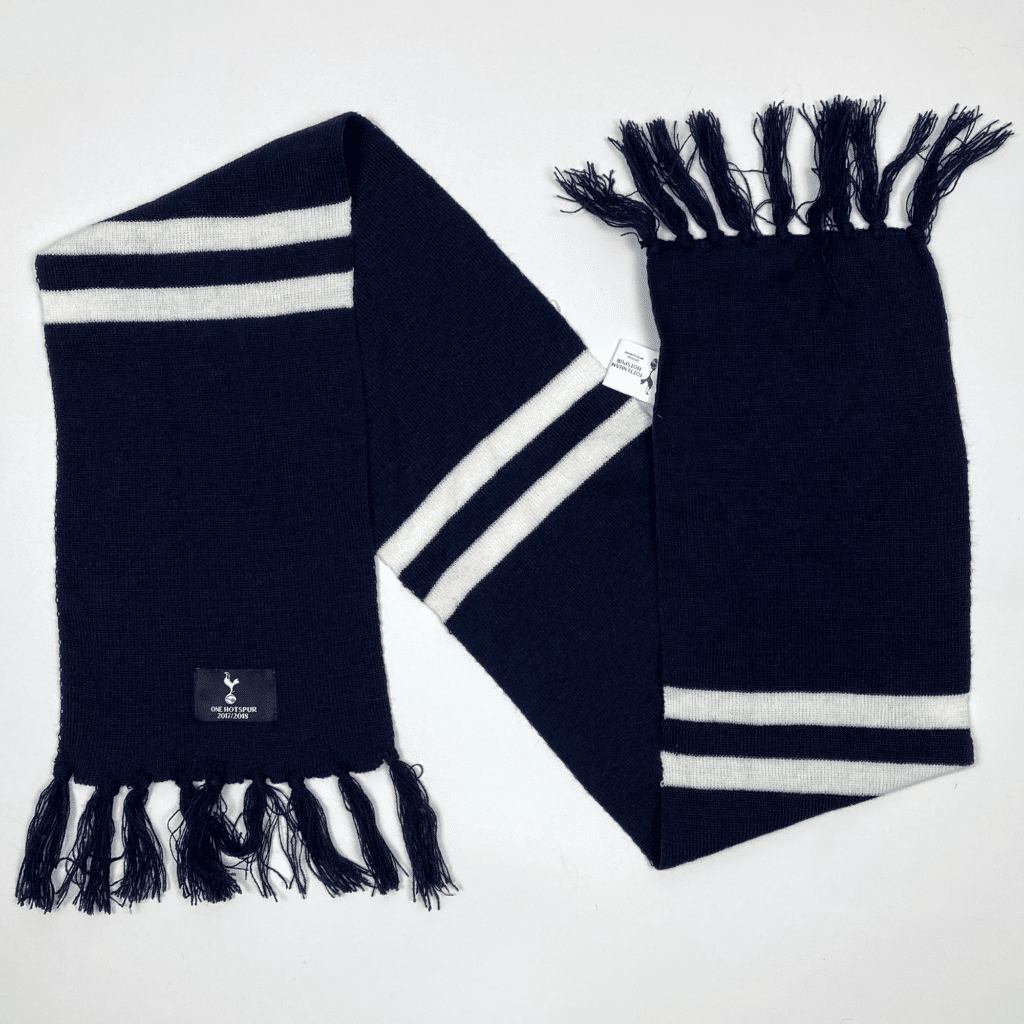 Navy Tottenham Hotspur Scarf (2017-18) | Vintage Football Scarves