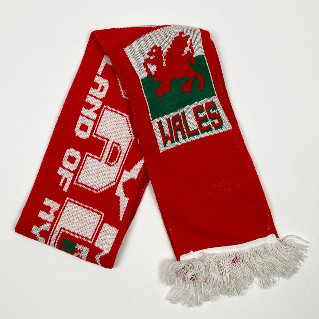 Wales 'Land of My Fathers' Scarf | Vintage Football Scarves