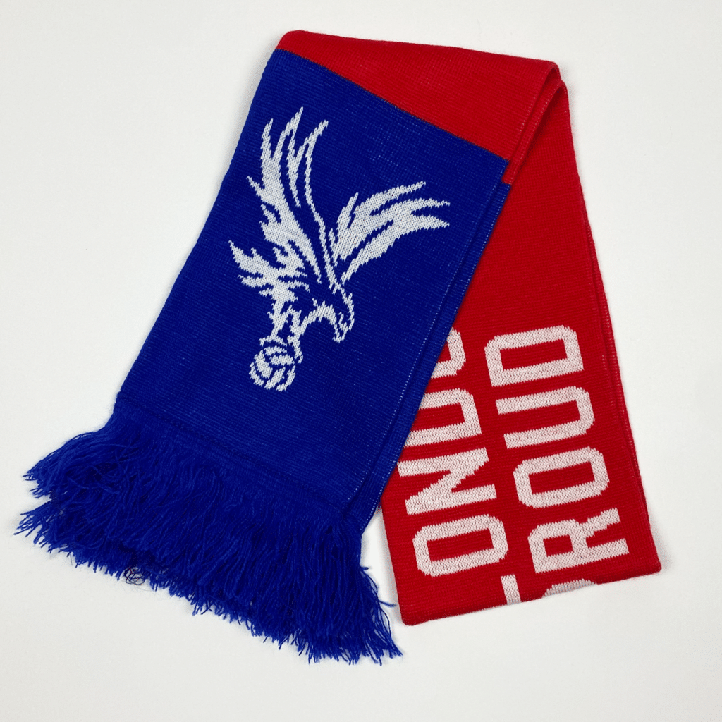 Crystal Palace 'South London and Proud' Scarf | Vintage Football Scarves