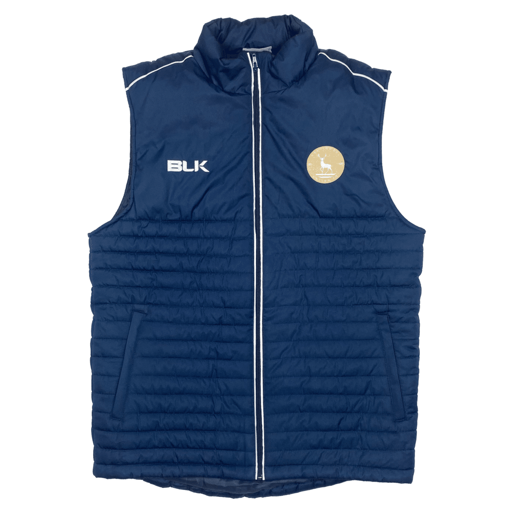 Navy Hartlepool United Gilet | Vintage Football Jackets