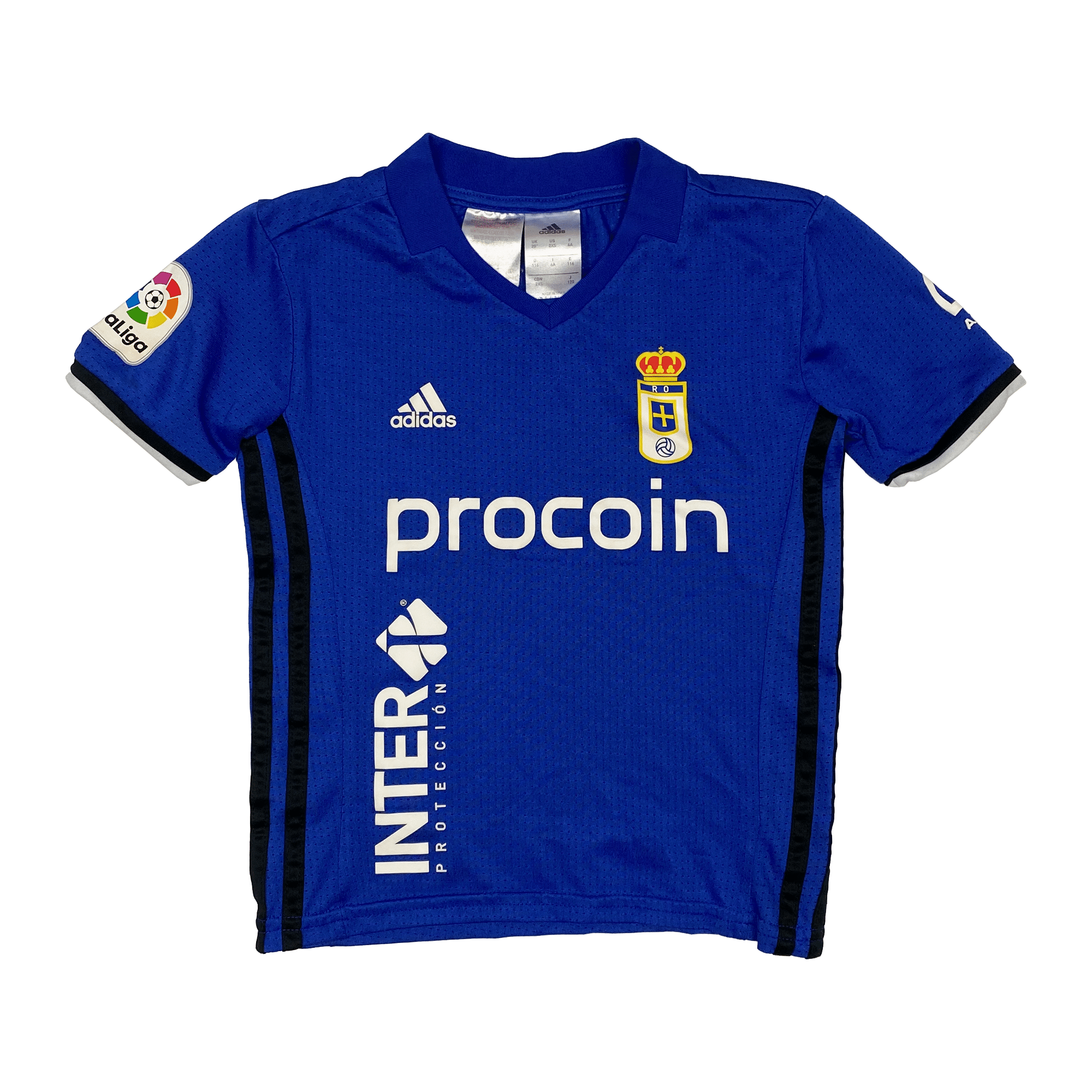 Real Oviedo Home Shirt (2016-17) | Football Shirts for Kids