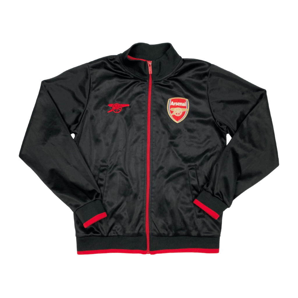 Black Arsenal Track Jacket | Kids' Vintage Football Jackets