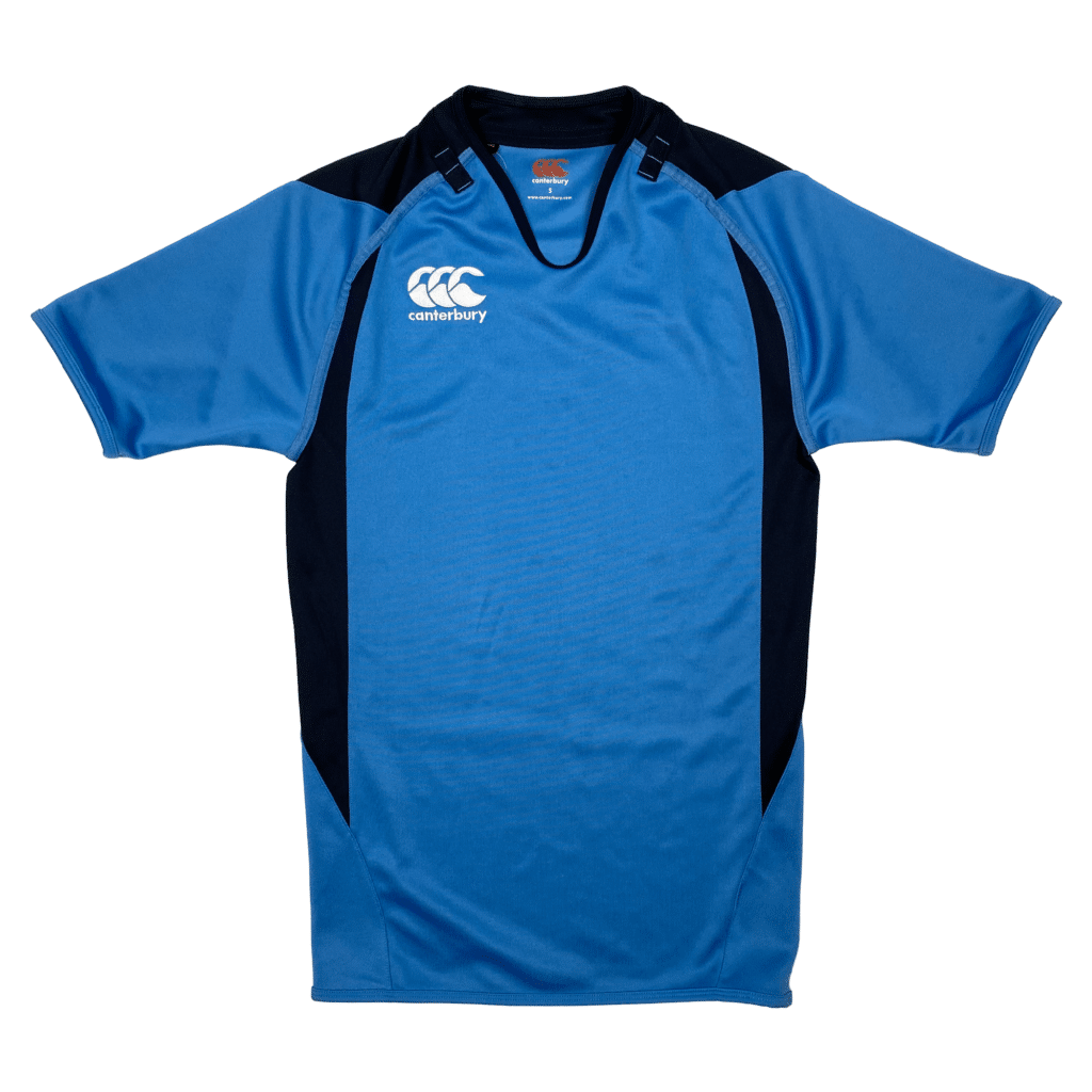 Blue Canterbury Rugby Shirt | Affordable Vintage Rugby Shirts