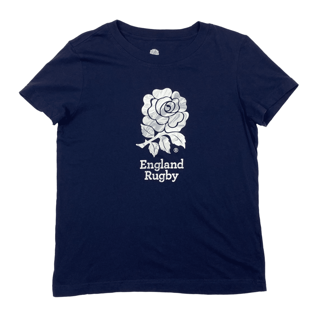 Navy Blue England Rugby T-Shirt | Affordable Vintage Rugby Shirts