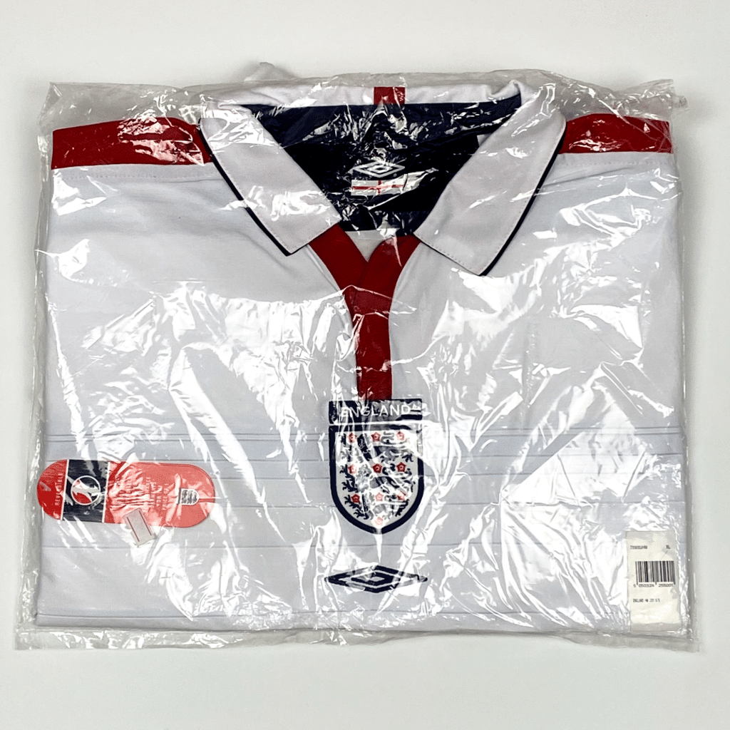 England Home Shirt (2004) | Brand New In Bag Football Shirts